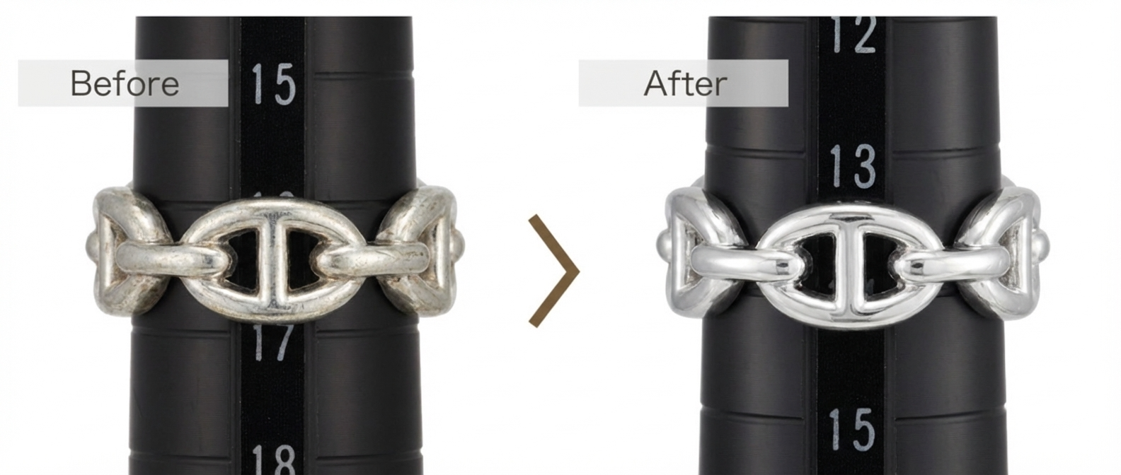 HERMES リング Before/After